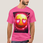 T-shirt Amour Étincelle Coeurs Emoji (Devant)