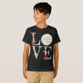 T-shirt Amour Eucharistie Première Communion Sainte Cath c (Devant entier)