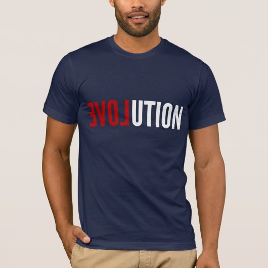 T-shirt AMOUR : Évolution (Devant)