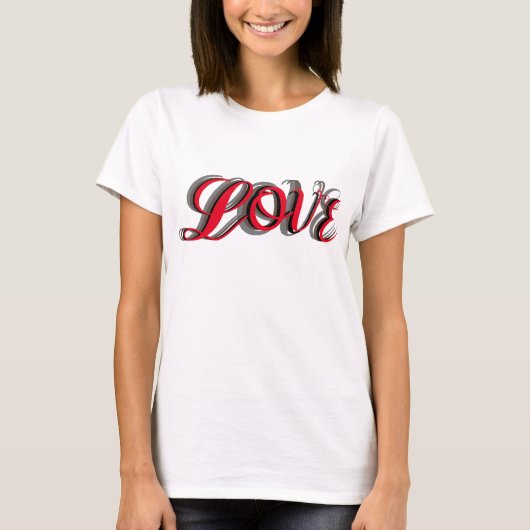 T-shirt Amour fantaisiste (Devant)