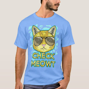 T-shirt Amour Flirty Chat Pun Humour Cool Kitten Coche Amo