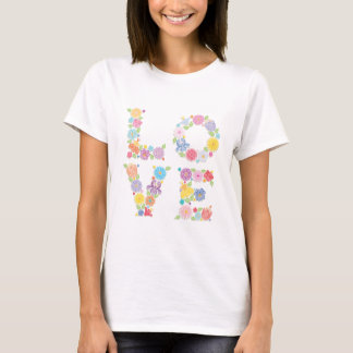 T-shirt Amour floral