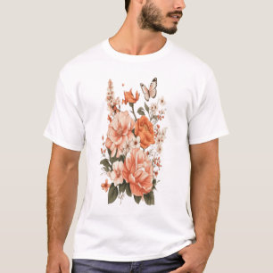 T-shirt Amour florissant : Tee de puissance florale