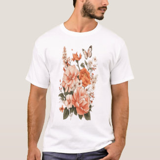 T-shirt Amour florissant : Tee de puissance florale