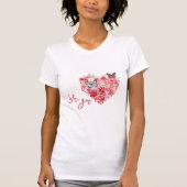 T-shirt Amour Fluttering | Vous aimez (Devant)
