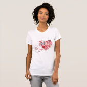 T-shirt Amour Fluttering | Vous aimez (Devant entier)