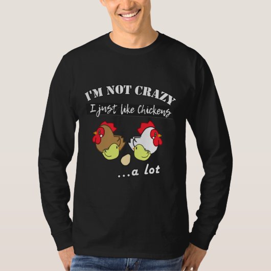 T-shirt Amour fou de poulet (Devant)