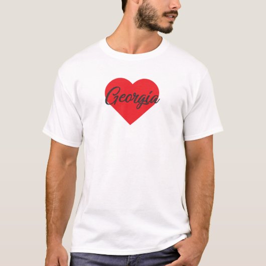 T-shirt Amour Géorgie (Devant)