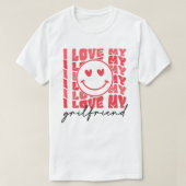 T-shirt Amour Girlfriend, Gift Joke Anniversaire Valentine (Design devant)