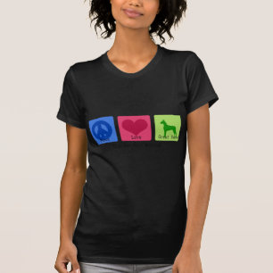 T-shirt Amour great dane de paix