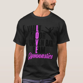 T-shirt Amour Gymnastique Poignée Gymnaste Gymnastique Ent