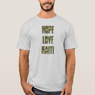 T-shirt amour Haïti d'espoir