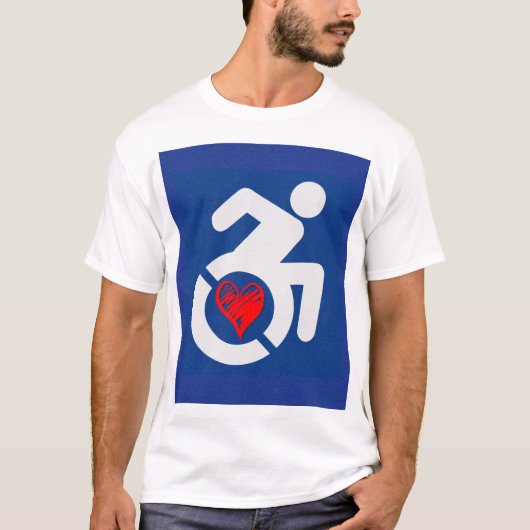 T-shirt Amour Handicap (Devant)