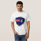 T-shirt Amour Îles Vierges britanniques du cru I (Devant entier)