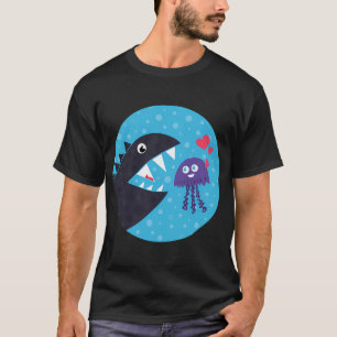 T-shirt Amour Impossible - Méduse Drôle Et Monstre Marin
