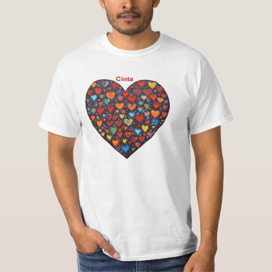 T-shirt Amour - Indonésien (Devant)
