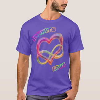 T-shirt Amour infini 2 Amour infini couleurs arc-en-ciel
