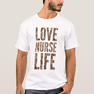 T-shirt Amour infirmière vie