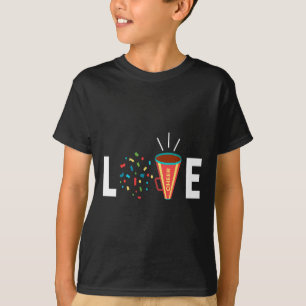 T-shirt Amour Je suis une pom-pom girl Gymnastique Ac