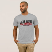T-SHIRT AMOUR JÉSUS (Devant entier)