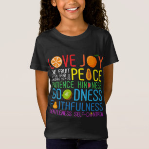 T-Shirt Amour Joie Le Fruit De L'Esprit Est Paix Patience