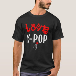 T-shirt Amour K-Pop Coréen Style de Design Mignon Corée K-