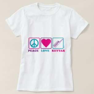 T-shirt Amour Keytar de paix