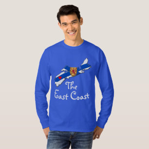T-shirt Amour La Côte Est Coeur Nouvelle-Écosse chemise