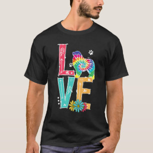 T-shirt Amour Les Pyrénées Tie Dye Arc-en-ciel Les Pyrénée