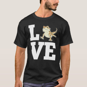 T-shirt AMOUR Lézard Dragon Reptile Animaux de compagnie o