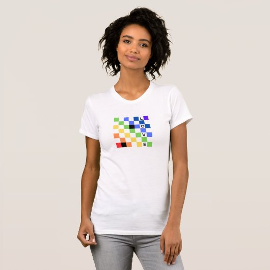 T-shirt Amour LGBT (Devant entier)