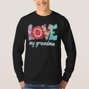 T-shirt Amour Ma grand-mère Joyeuse Fête des mères