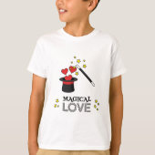 T-shirt Amour magique - Noir (Devant)