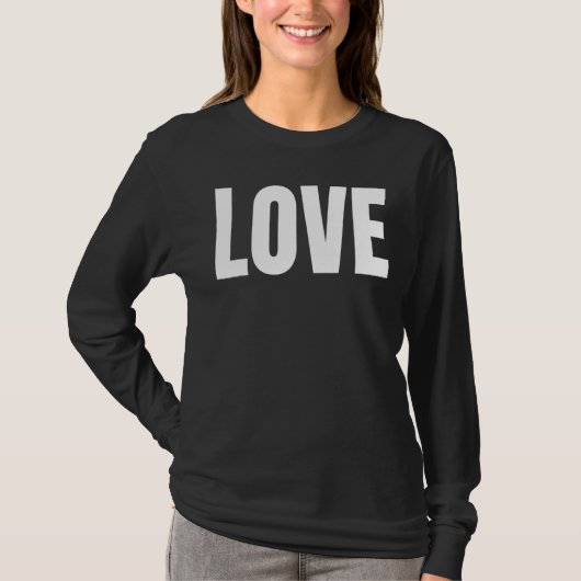 T-shirt Amour manuscrit amour (Devant)