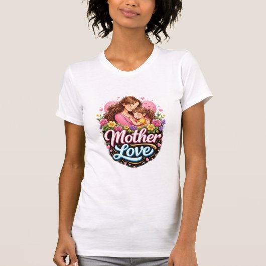 T-shirt amour maternel (Devant)