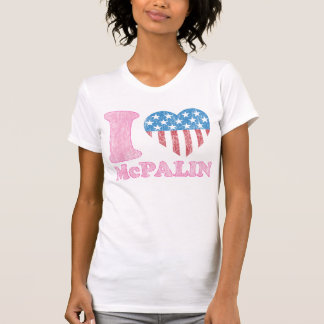 T-shirt Amour McPalin, McCAIN PALIN Etats-Unis IHeart du