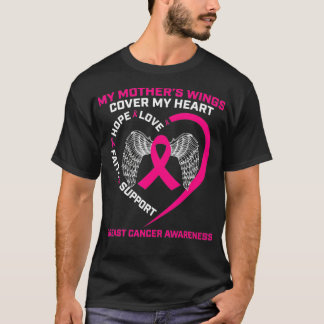 T-shirt Amour Mémoire Cadeaux Mère Mère Pink Cancer du Sei
