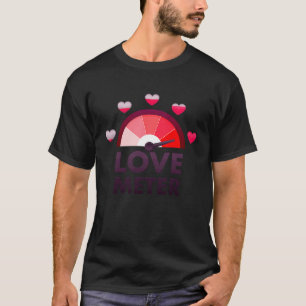 T-shirt Amour Meter Coeur Saint Valentin Tee - shirts Homm
