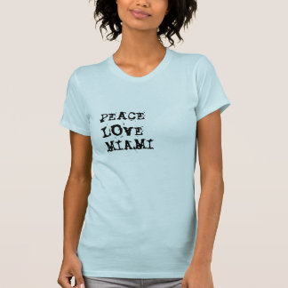 T-shirt Amour Miami de paix