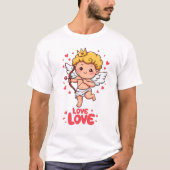 T-shirt Amour mignon (Devant)