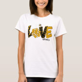 T-shirt amour mignon maman vie mot art (Devant)