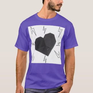 T-shirt Amour noir