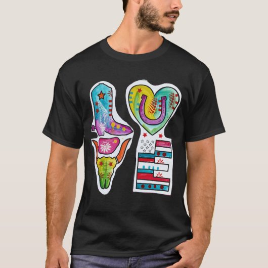T-shirt Amour occidental (Devant)
