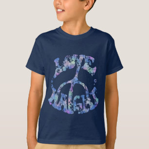 T-shirt Amour-Paix-Haight