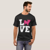 T-shirt Amour Papillon (Devant entier)