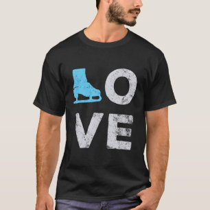 T-shirt Amour Patiner Équipe Américaine Fan