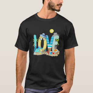 T-shirt Amour Personnalisé Vie Amour Drôle Summer Beach Va