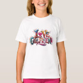 T-shirt Amour petite amie (Devant)