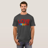 T-shirt Amour Philippines rétro (Devant entier)