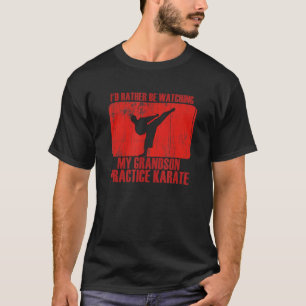 T-shirt Amour Plutôt Être À Observer Grand-Fils Pratiquer